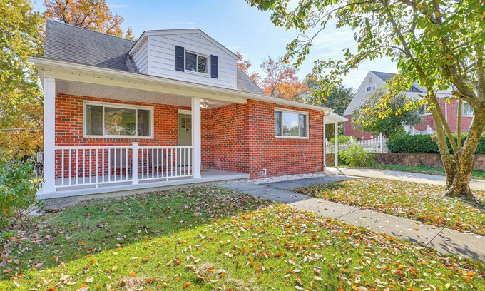 Rosedale House | 5 Mi to Downtown Baltimore: Quiet Home w/Porch