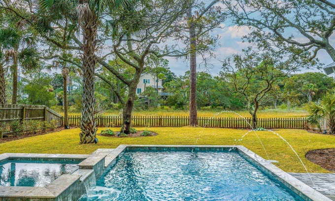 Sunset Point House | 5 Minute Walk to Beach; Private Pool NOW OPEN; Small Dogs May Be Welcome!