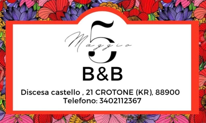 Crotone Bed & Breakfast | 5maggio