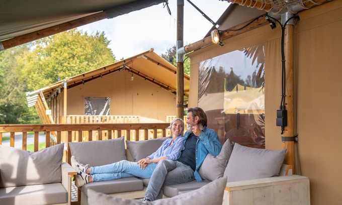 Neufchateau RV Rental | 6-8-person glamping tent in the holiday park Landal Glamping Neufchâteau
