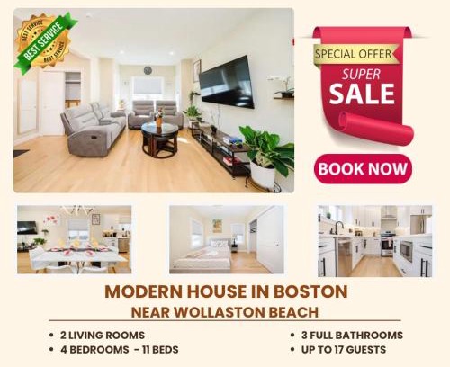 West Codman Hill - West Lower Mills Apartment | 60-1 4BR Boston - Cozy New Apt near Franklin Park
