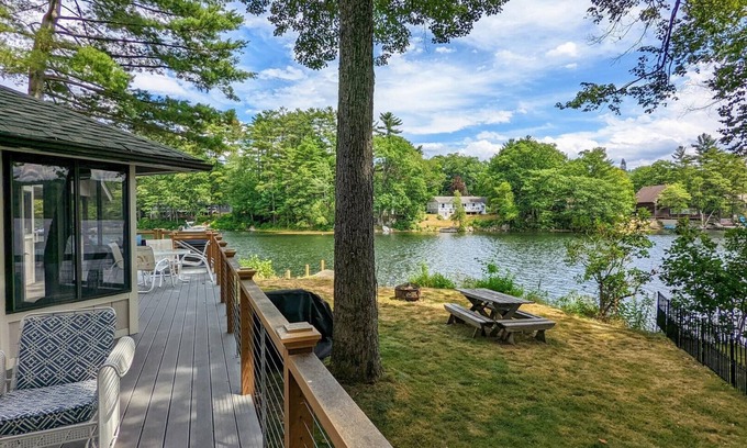 Meredith House | 60 Shades of Water, Lake Waukewan Waterfront
