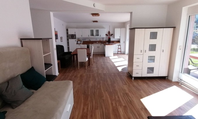 Stadtmitte Apartment | 85sqm 2-room apartment "Pauluste" with quiet garden/terrace and close to the city center