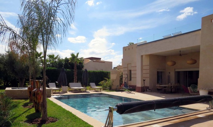 Zaouia Sidi Abdallah Ben Sassi House | a 20 min de Marrakech Belle Villa Équipée 3 Chambres, Piscine 5m10m, Pétanque