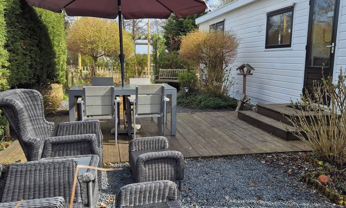 Sint Maarten Ski Chalet | A beautiful vintage chalet with a beautiful garden and plenty of privacy.