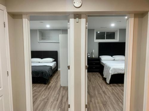 Guelph House | A bedroom in a basement