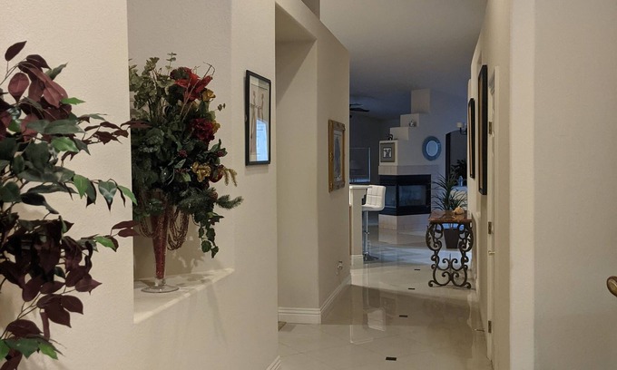 Las Vegas House | A cozy formal dining & Livingroom for a special occasion.