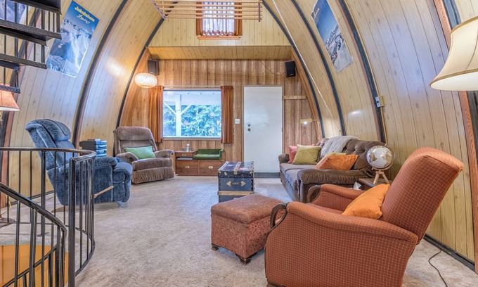 Silver Star Mountain Cabin | A-Frame Cabin with loft nestled in the trees - laundry, Wi-Fi, free parking