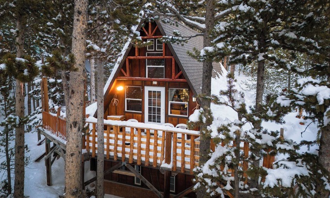 Saint Mary's Cabin | A-Frame Cabin - Mountain Views, Deck, Pet Friendly