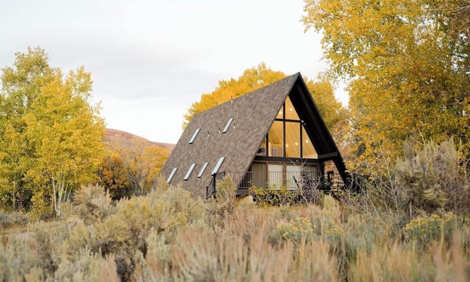 Park City Cabin | A-Frame Haus Heber City Views Romantic Adventure Base