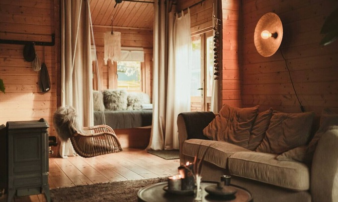 Krachtighuizen Cabin | A magical get away with hottub and forest view