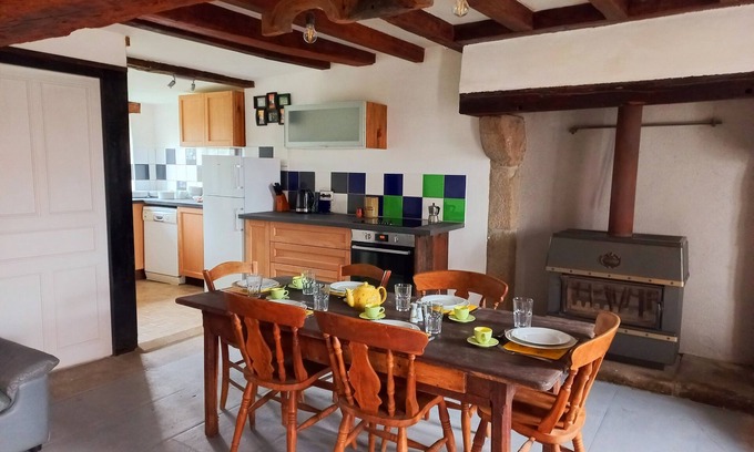 Fursac House | A tastefully renovated farmhouse in the tranquil la Creuse department of France.