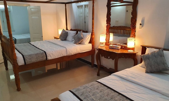 Negombo Villa | A unique villa with mesmerizing wooden antique furniture with a unique beauty.