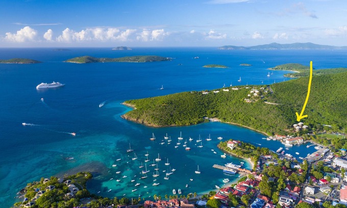 Contant Hill Apartment | A4 Mermaid - ideal location close to the heart of Cruz Bay.