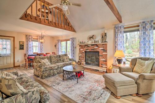 Jim Thorpe House | about 1 Mi to Lake Secluded Poconos Home with Decks
