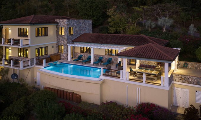Estate Chocolate Hole and Great Cruz Bay House | Abrigado, nA Villa with beautiful sunsets that appear to spill into the sea!