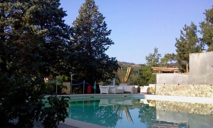 Acqui Terme Apartment | Acqui Terme: House with a garden in Monferrato, immersed in the vineyards
