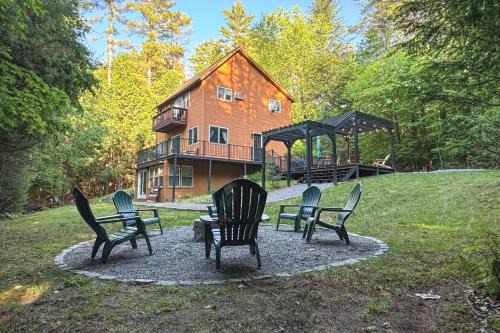 Chestertown House | Adirondack Oasis Private Lake, Sauna, and Fire Pit