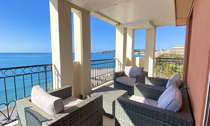 Menton Apartment | Admiral Plaza with splendid sea view