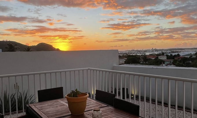 Cole Bay Apartment | Adorable Private Room with partial Sea View