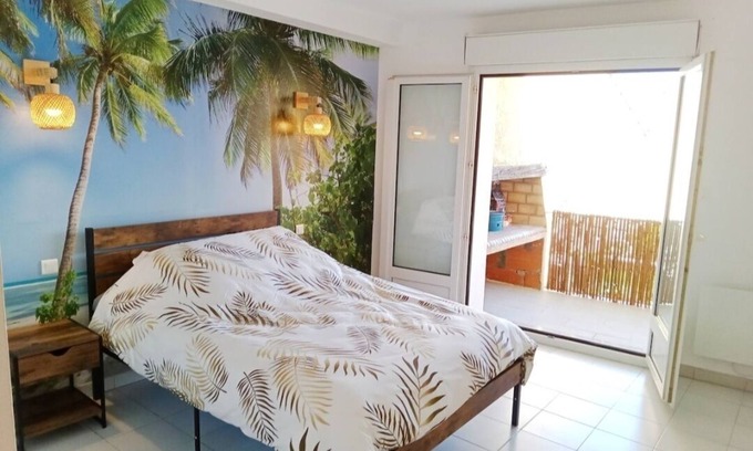 Caux Apartment | Air-conditioned apartment 25 minutes from the beach for 5 people