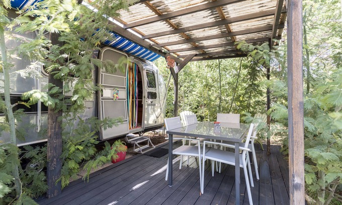 Saint-Nazaire House | AirStream caravan with pool and Wi-Fi access