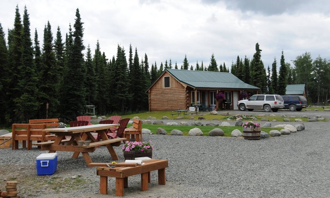 Funny River Cabin | Alaska Red Fish Lodge Furnished 2 Bedroom Cabin #2
