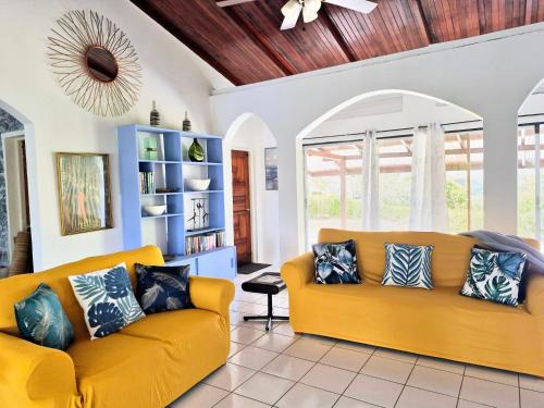 Choc House | Almarlene House, spacious home sea view, large pool, patios, cot, cook