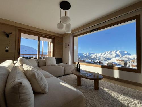 Bergers Apartment | Alpe d'Huez Houses - Chez Marley - PHOENIX3 - Panoramique 4 chambres, sur piste avec piscine