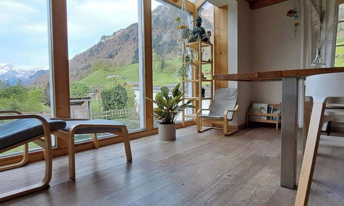 Schwanden House | Alpine Chalet with Mountain Views & Tranquillity