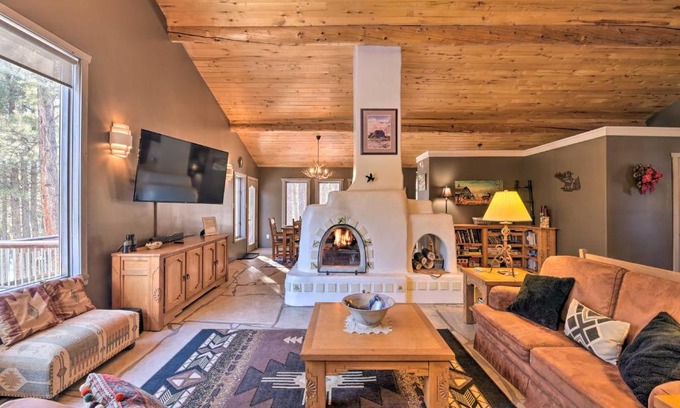 Angel Fire House | Altitude Adjustment Angel Fire Cabin with Deck