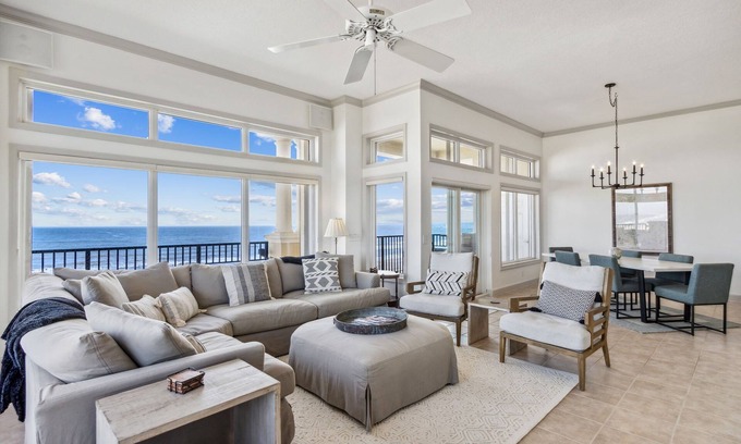Fernandina Beach Condo | Amazing 7th Floor Penthouse Unit with Gorgeous Ocean & Marsh Views!