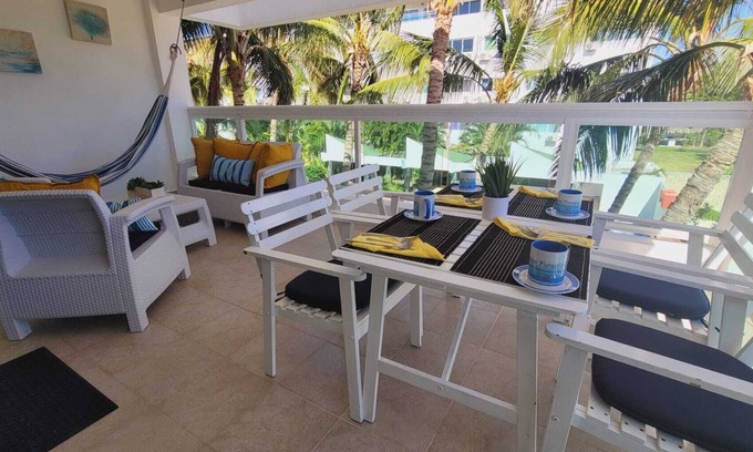 Playa Bibijagua Condo | Amazing Caribbean Escape . Pool View.4 Min Walk to the Beach!