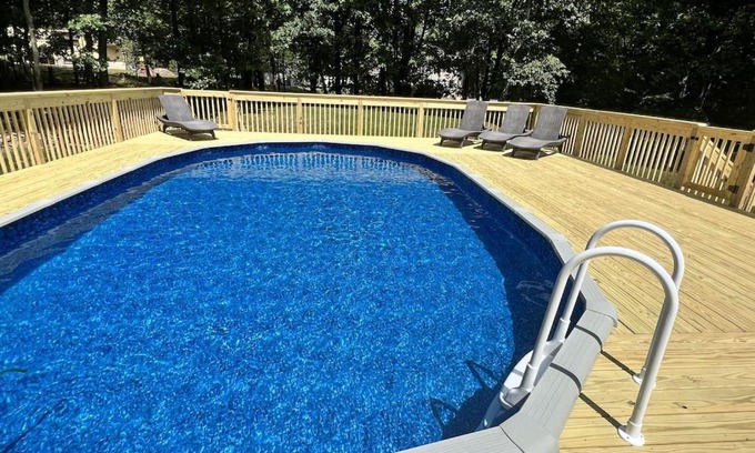 East Stroudsburg House | AMAZING Home with PRIVATE POOL, GAME ROOM & FIRE PIT!