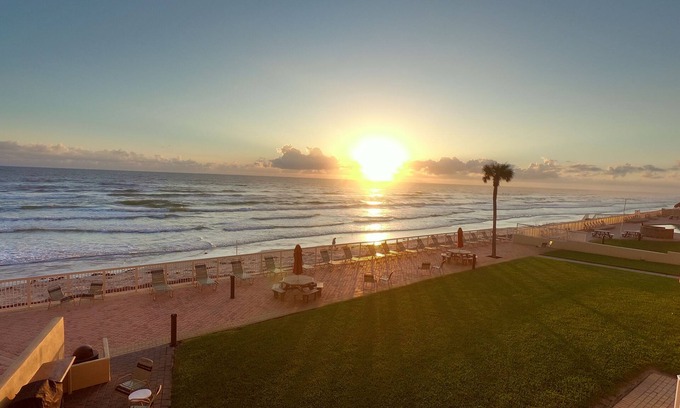 Daytona Beach Shores Condo | Amazing View-Heated Pool-Oceanfront-Crib-Owner Managed-Extras!