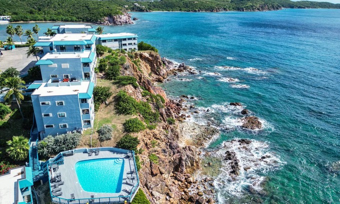 Bolongo Bay Condo | Amazing views! Spacious 2 BR,2 bath ocean front villa with 3 pools,2 restaurants