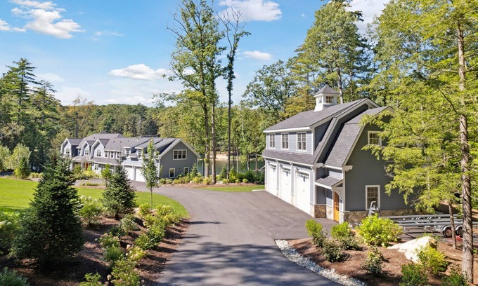 Meredith House | Amazing Waterfront Estate; over 2.5 private acres with over 260 Ft of shoreline