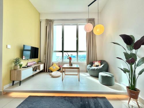 Malacca City Apartment | Amber 2B2B Cozy apt Wi-Fi TV Box near Encore Melaka