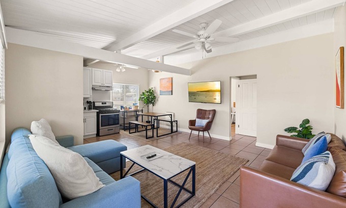 West Beach Apartment | American Riviera Oasis Close to Beach and Downtown