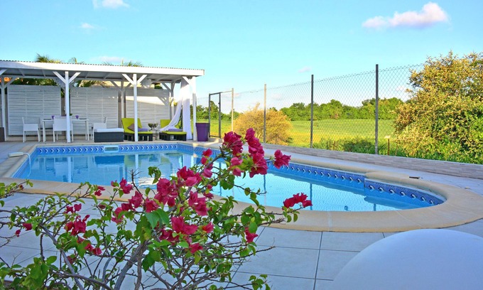 Le Robert Villa | Amethyst comfortable villa, private swimming pool 9x4m salt, close to beaches