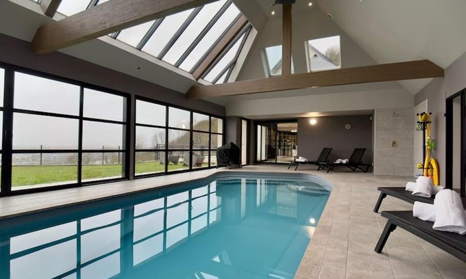 Amfreville-la-Mi-Voie Apartment | Amfreville la Mivoie - Villa Belle vue - Piscine