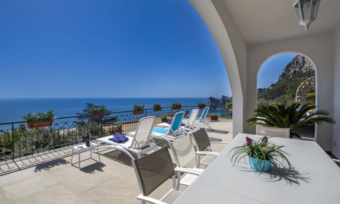 Nerano Villa | AMORE RENTALS - Villa Marina with Private Pool, Sea View, Terraces and Parking