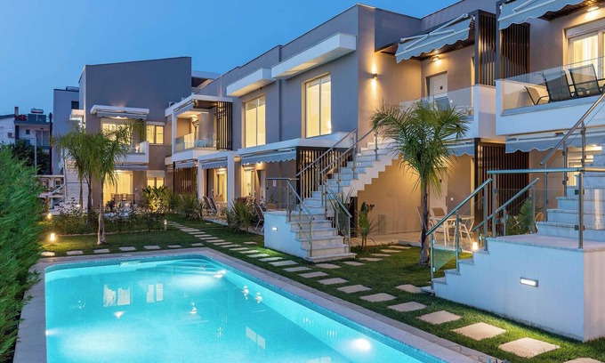 Paralia Ofryniou Apartment | Anastasia Residential Complex-Two-Bedroom Apartment with Pool Access