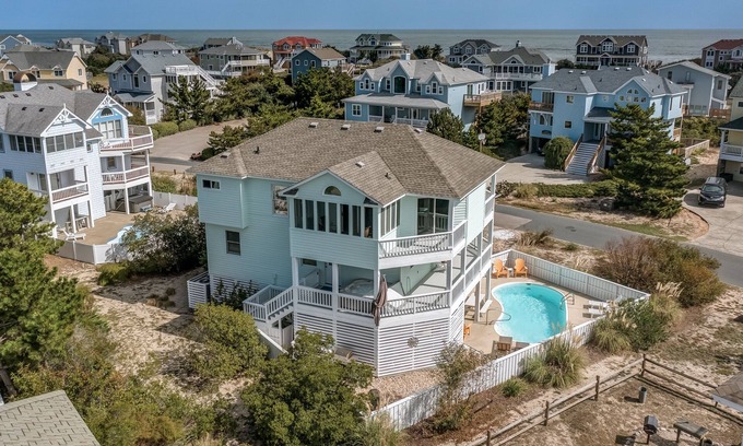 Ocean Hill House | Anchors Away | 650 ft from the beach | Private Pool, Hot Tub | Corolla