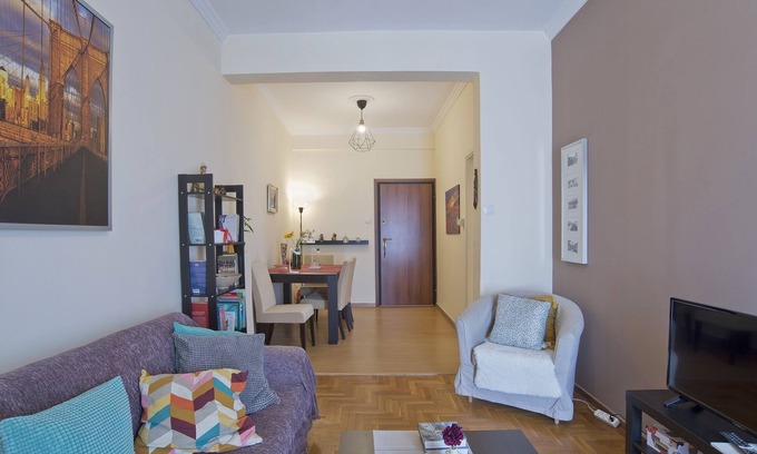 Kallithea Apartment | Andromaxi 2BR Apt near SNFCC, AC, WiFi