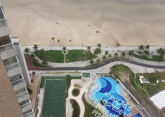 Mirim Apartment | Ap pé na areia frente praia Costa do sol