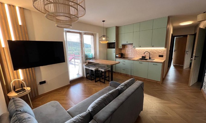 Karpacz Apartment | Apartament Partykularz z tarasem i widokiem na Śnieżkę