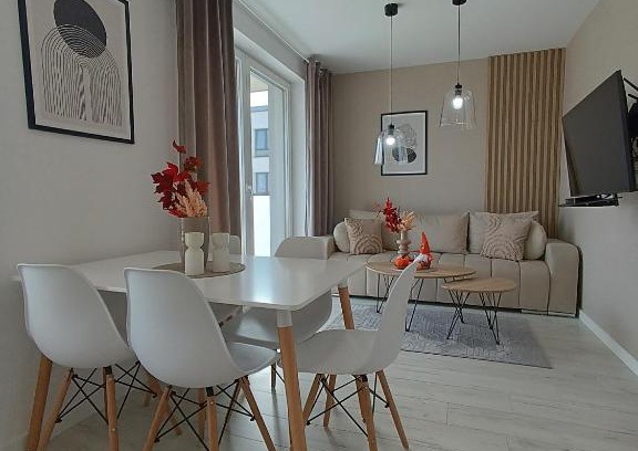 Biskupiec Apartment | Apartament z 2 sypialniami - Nova Ludova - blisko 2 jezior