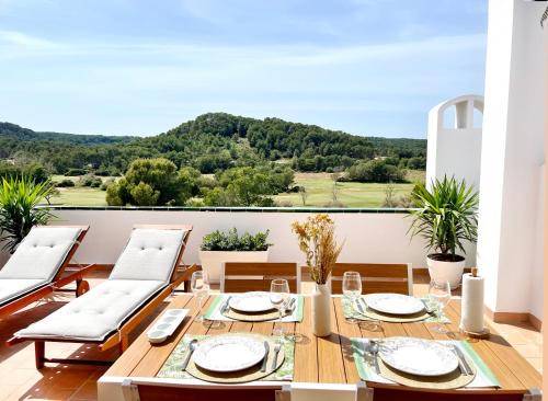 Son Parc Apartment | Apartamento Atardecer en Menorca Son Parc Vista al campo de golf