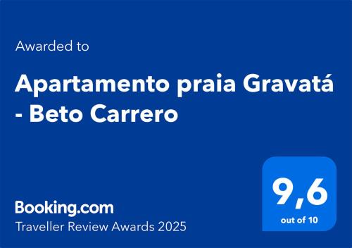 Gravata Apartment | Apartamento praia Gravatá - Beto Carrero